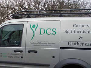 DCS Cleaning Services Van 2014